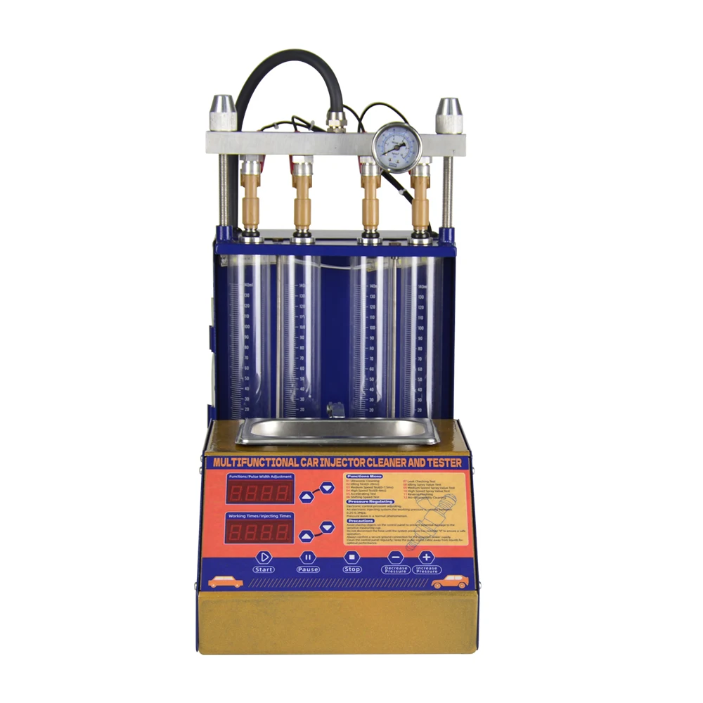 Fuel injector cleaner machine