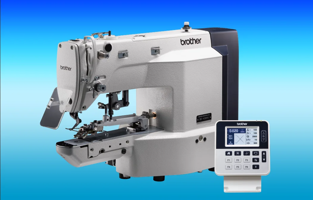 ブラザーBE438HX電子ダイレクトドライブ本縫ボタン下水道短い残りの糸