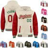 Cream and Redred  Kelly Green Letters