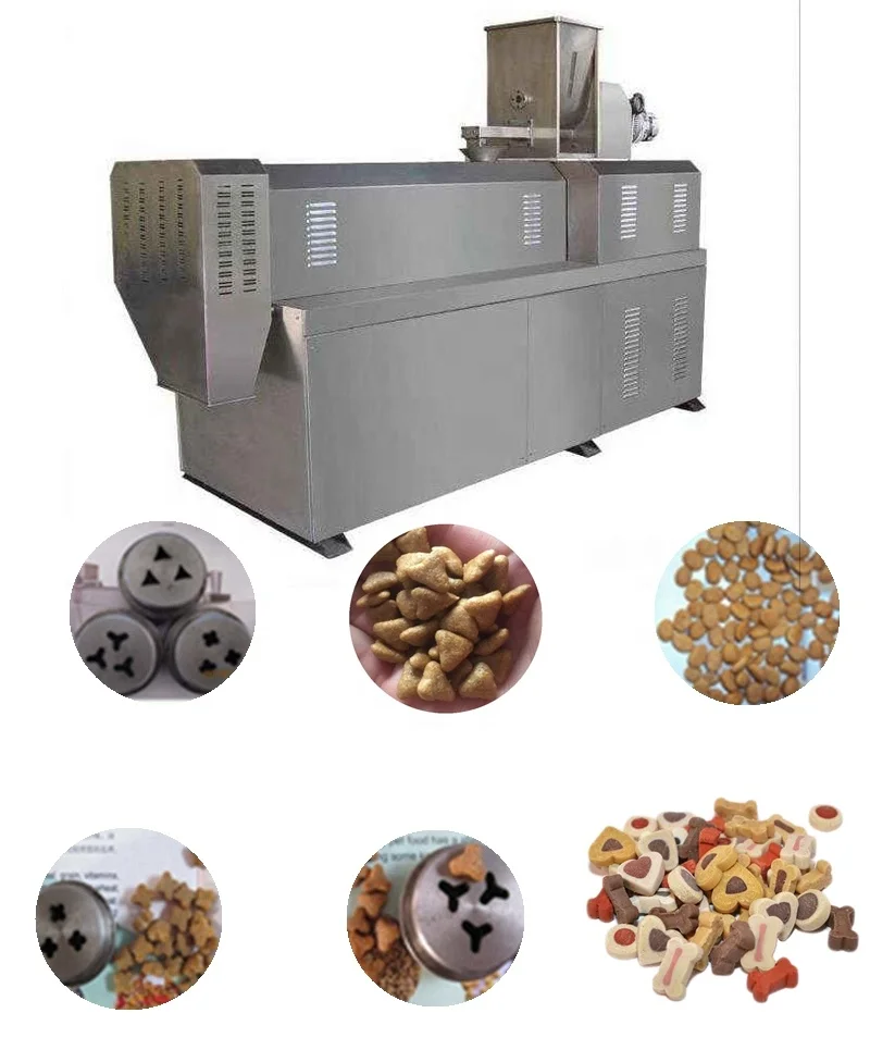 Dog Food Extruder Machine Small Scale Pellet Pet Food Machine Extruded Dog Food Making Machine