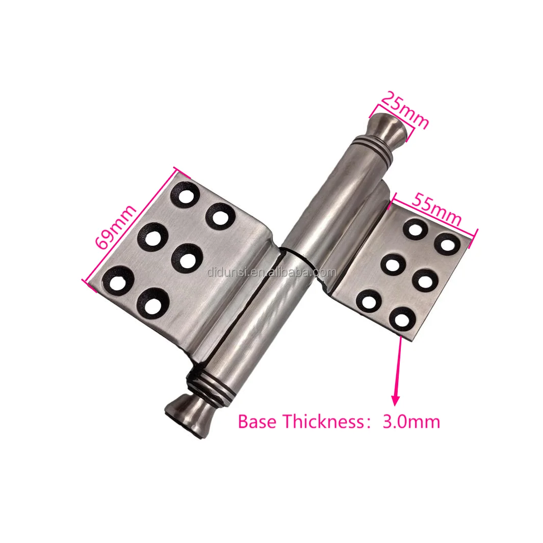 Stainless Steel Gate Hinge Heavy Duty Aluminum Door Hinge Customized