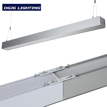 4ft 40W Dimmable Linkable Suspended Up and Down Lighting Direct Indirect LED Linear Hanging Light