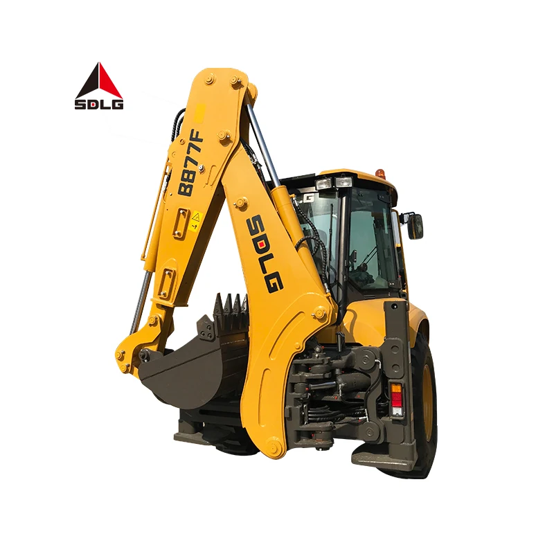 SDLG B877F Multi-purpose Backhoe Front Loader CBM Bucket Backhoe Multiloader for Sale China Capacity 1 Customized 75 B877 8000KG