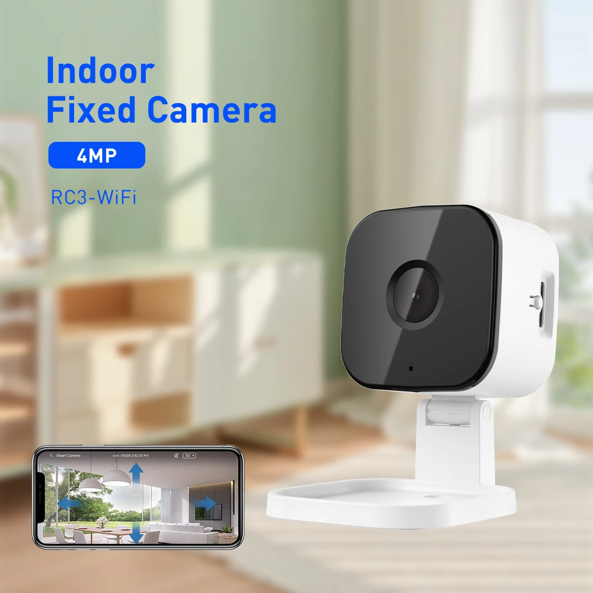 2mp indoor ptz wifi security camera hd cctv with night vision alarm storage motion detection tf card cloud614-61