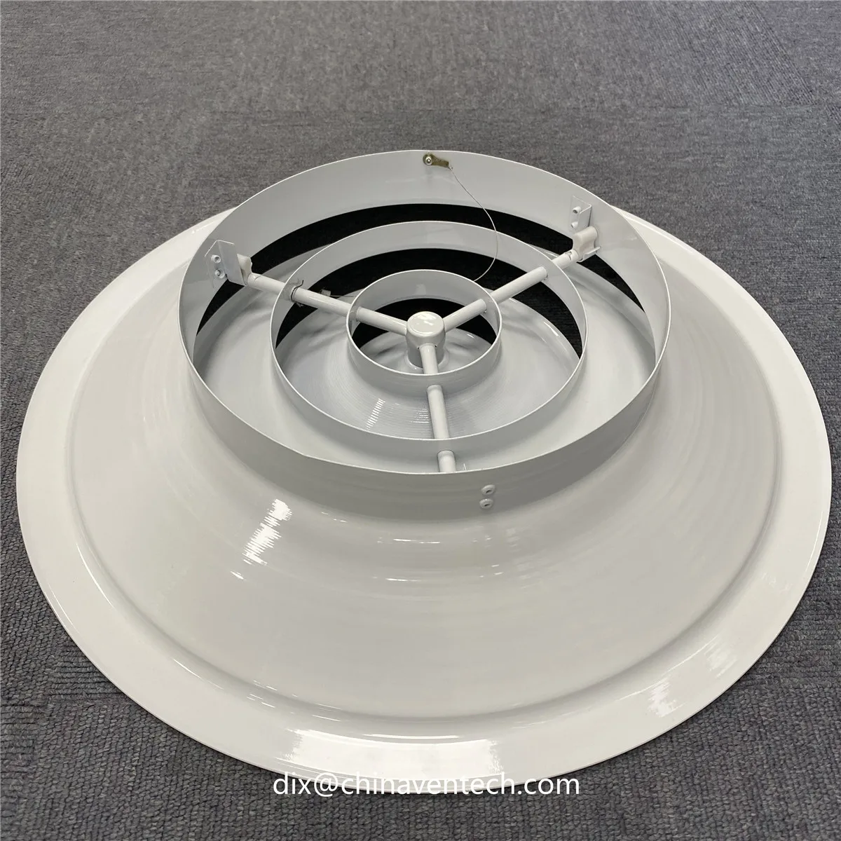 High Quality Aluminum Adjustable Round Ceiling Diffuser