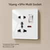 1Gang +5Pin Multi Socket