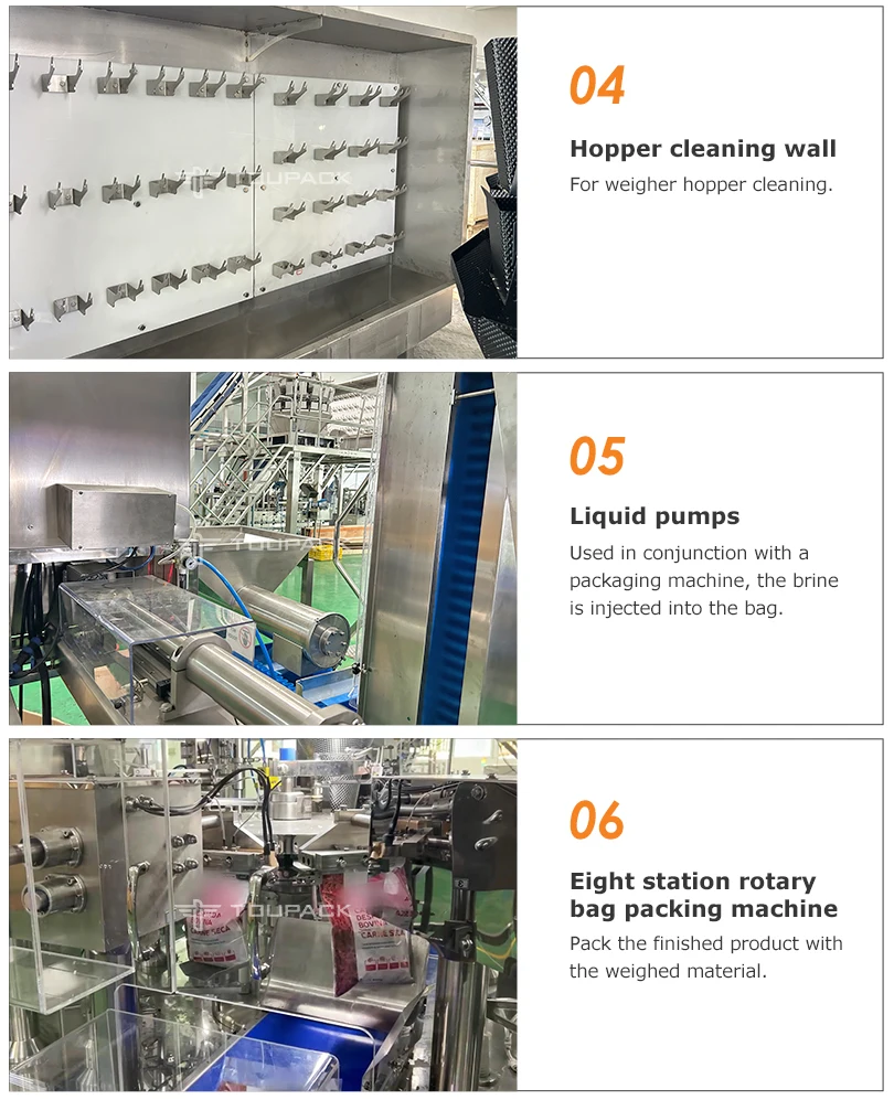 14 Heads 220V Multihead Weigher Packing Machine with 1 Year Warranty for Automatic Quantitative Bagging