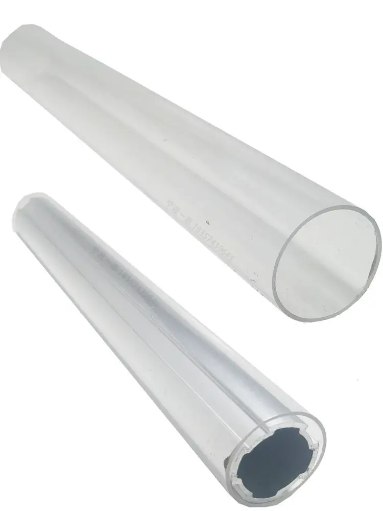 Transparent PC Pipe Anti-wear Rotating Protective Sleeve 28mm Third Generation Aluminum Alloy Lean Pipe Protective