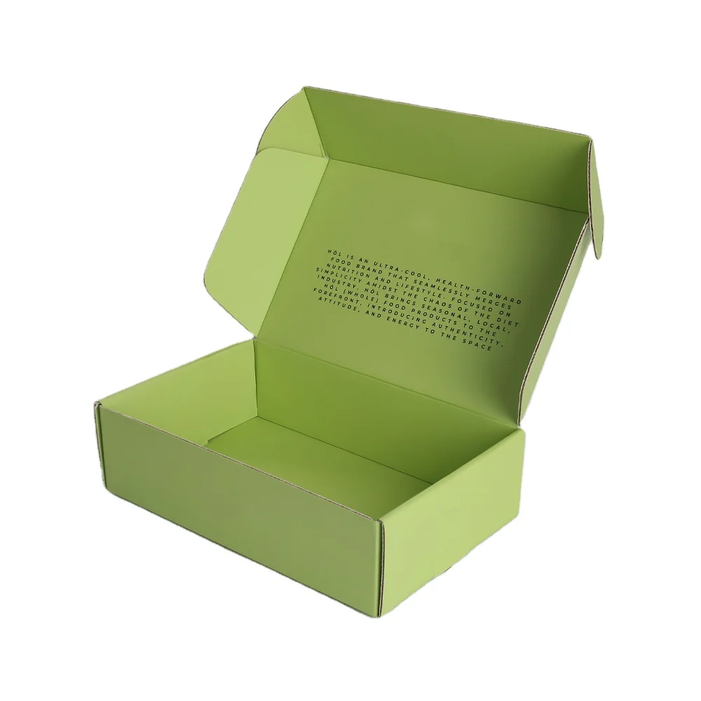 Custom Gold Foil Embossed Corrugated Mailer Box Printed Cloth Packaging Folding Corrugated Cardboard Mailer Box for Skirts