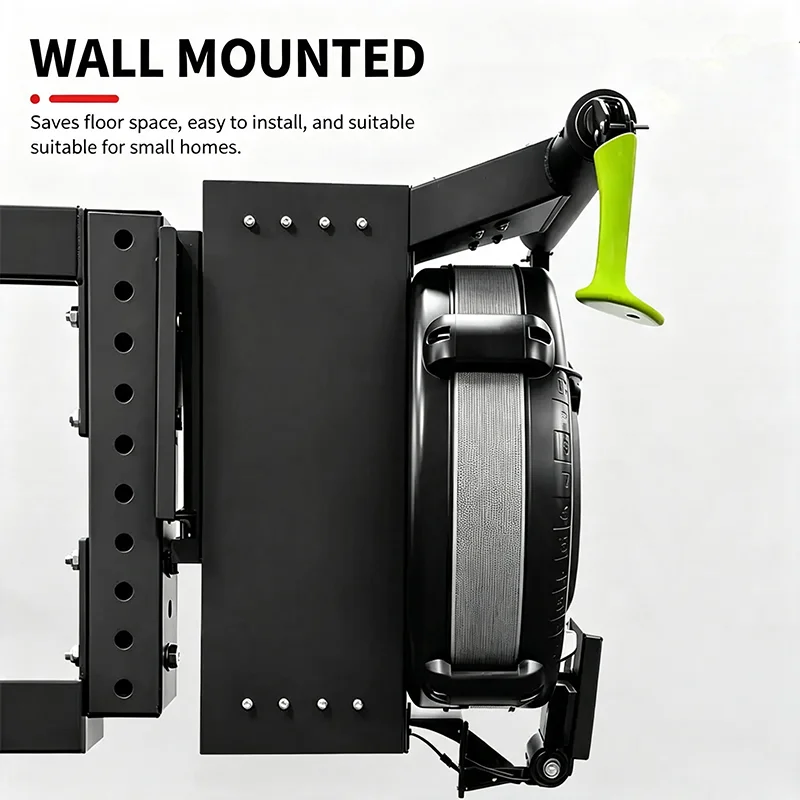 Gym Equipment Wall Mounted Ski Fitness Machine Indoor Cross Country Ski product detail 3