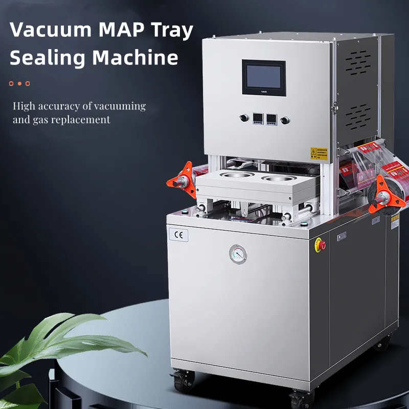 キーセール Mapフードトレイシーリングマシン窒素充填map Envadora Al Vacio For Seal Food