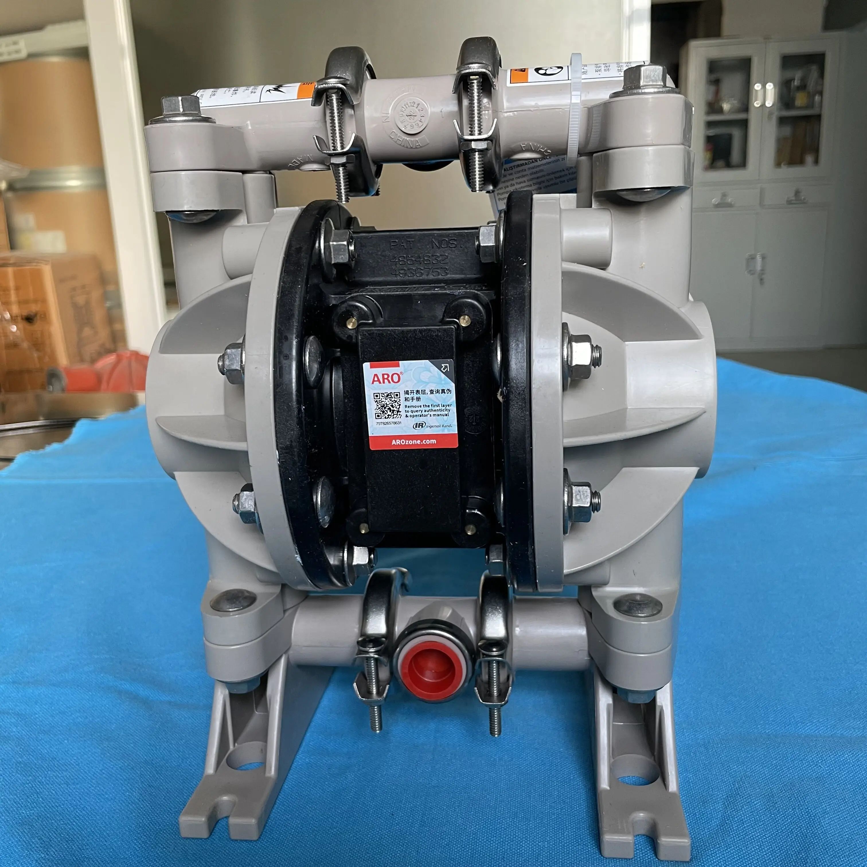 ARO Pneumatic Diaphragm Pump 666053-0D2 0.5 inch with PTFE diaphragm and Nitrile ball and  Polypropylene Shell manufacture