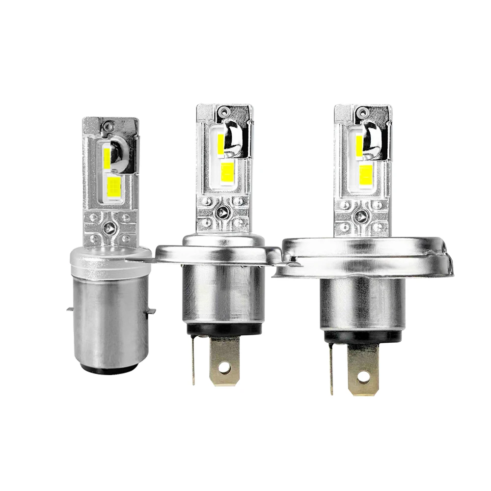Factory OEM ODM 6V H6 BA20S BA20D BA21D H4 R2 P45T CLASSIC CAR MOTORCYCLE SCOOTER LED Headlight Bulb White Yellow DC 6 Voltage