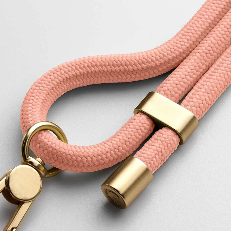 Универсальный Регулируемый Нейлоновый ремешок для телефона с металлическим