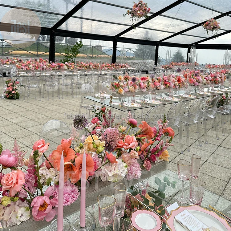 Clear Ghost Wedding Furniture - Transparent Acrylic Table