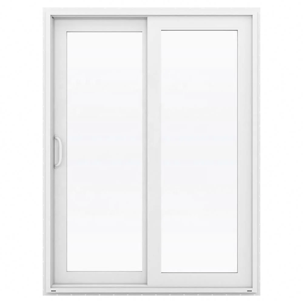 White Pvc Profile Sliding Window Design Upvc Double Glazed Sliding