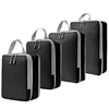 Compressed four-piece set [black]