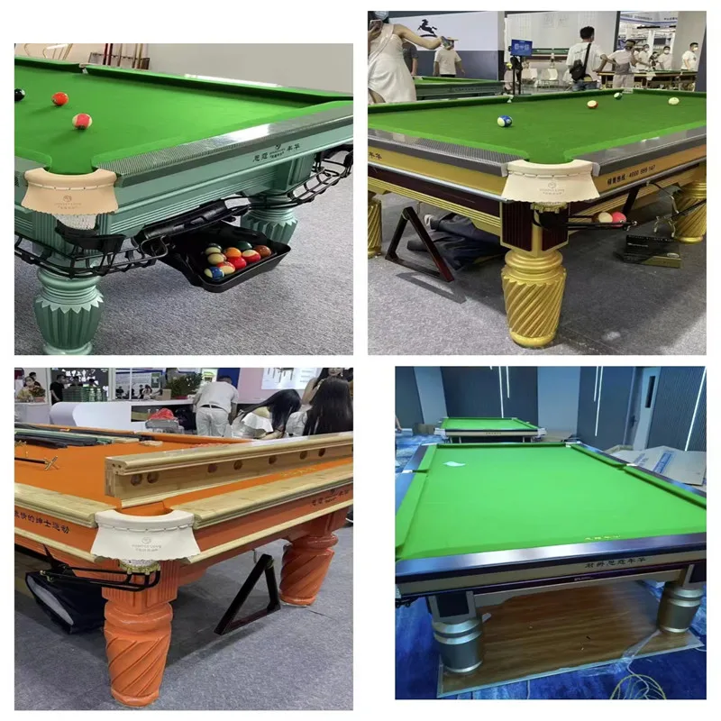 Стандартная мраморная столешница для бильярдного стола Коммерческий китайский черный бильярдный стол в восьмерком американском стиле