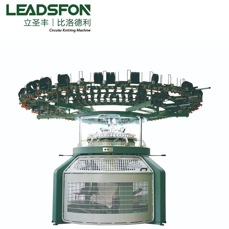 LEADSFON Pilotelli High Speed Small Diameter Single Jersey Circular Knitting Machine
