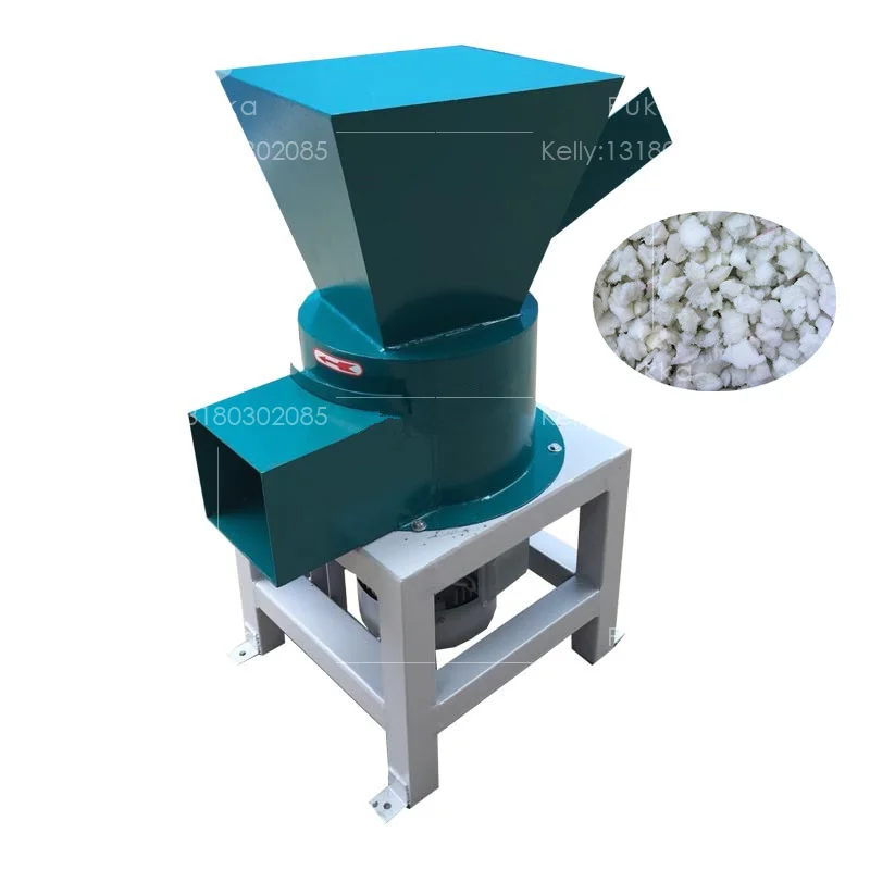 Pu Foam Shredding Machine Ps Foam Crusher Foam Shredder Machine Sponge Grinding Machine