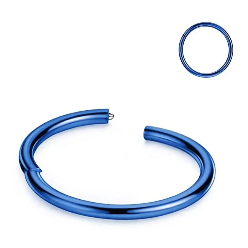 SC Hoop Earrings Nose Rings Septum Nose Piercing Helix Cartilage Rook  316L Surgical  Steel Nose Ring Body Jewelry