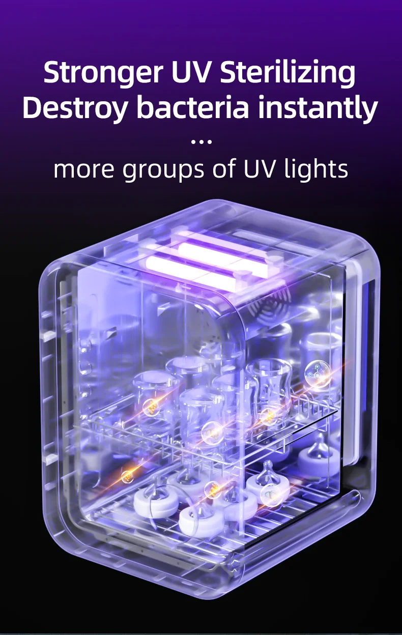 Freestanding Baby Bottle Uv Sterilizers And Dryer Digital Baby Bottles