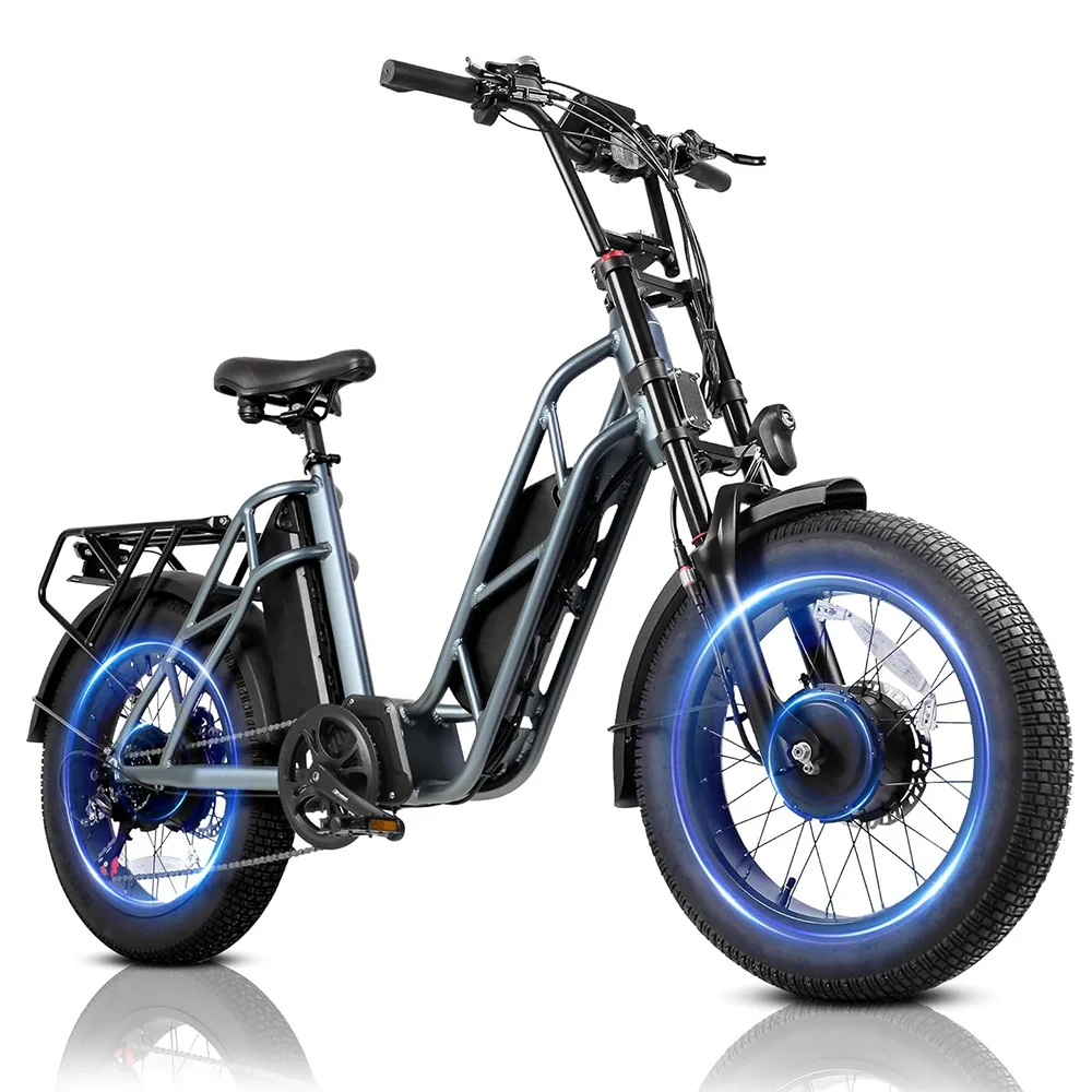 Limited-Time Offer Introducing the 1500W High Power Dual Motor Step Through Electric Bike with Two Batteries at Direct Factory Pricing for Extended Range