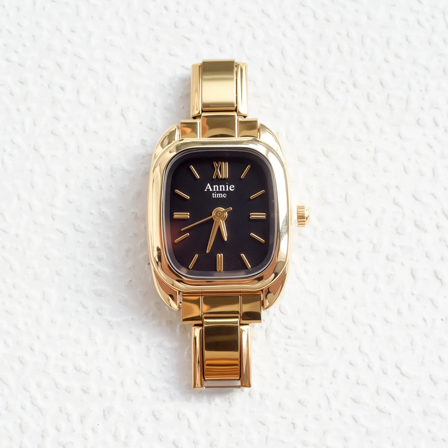 Best-selling European American Modular Bracelet Watch Women Square Alloy Eco-Friendly Quartz Movement Stainless Steel Band
