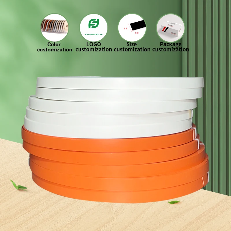 Pvc Edge Banding For Panel Furniture Oem 12mm 18mm 19mm 21mm Solid 