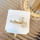 New Design Fashion Opal Hair Clip Elegant Opal Hairpin Duckbill Alligator Hair Grip Side Clip Hair Accessories