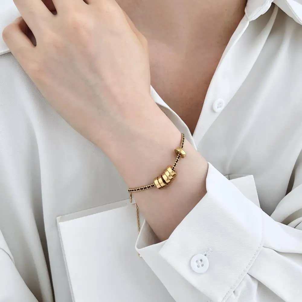 KAKODIY Chinese style women's bracelet 925 sterling silver gold-plated silver copper bracelet detail 3