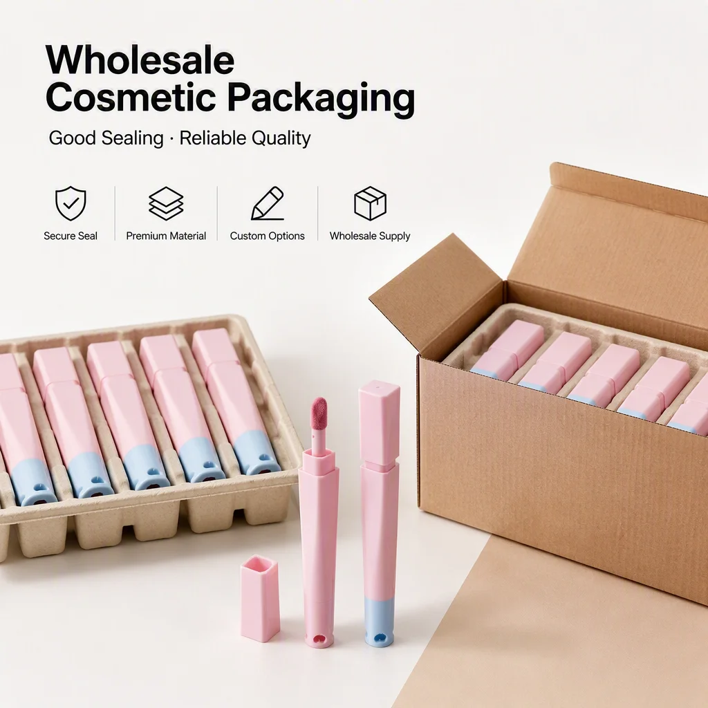 Lip Gloss Tube Packaging and Shipping Specifications