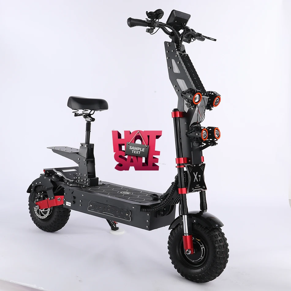 A lungo raggio nuovo Obarter X7 doppio motore 8000w 60v 40ah