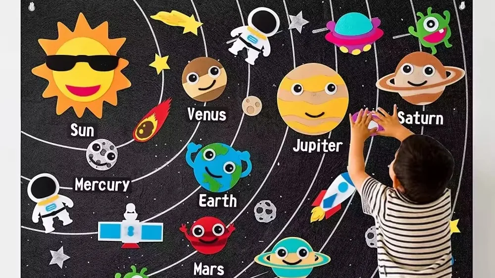 Outer Space Solar System Universe Storytelling Flannel Preschool ...