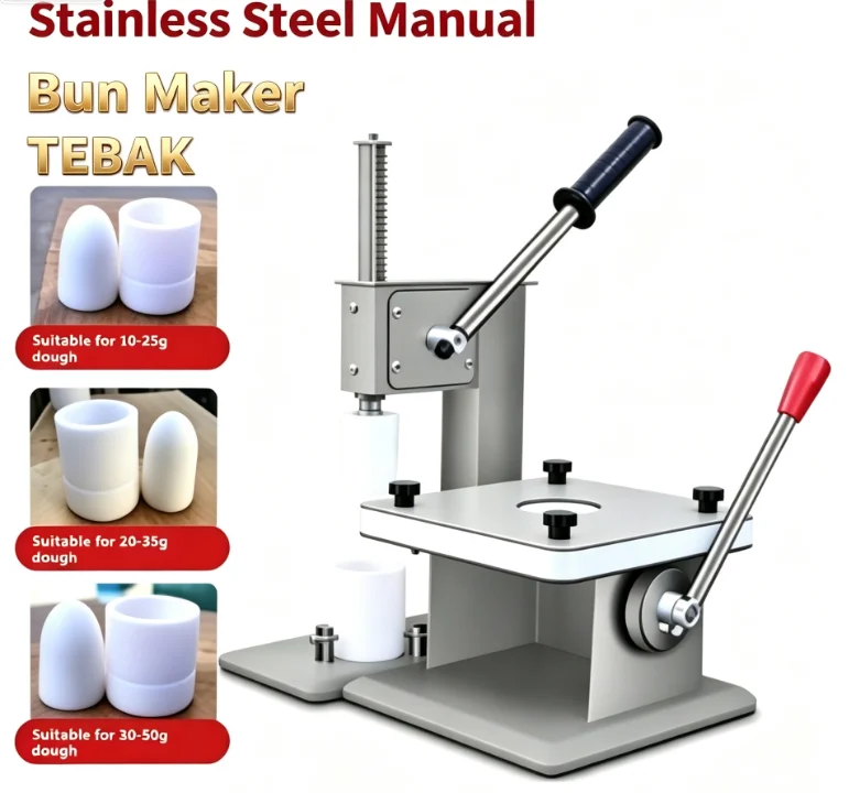 TEBAK Manual Steaming Machine for Shaping Buns  Multi-mold Dough Filling Buns Machine Commercial Buns Production Equipment