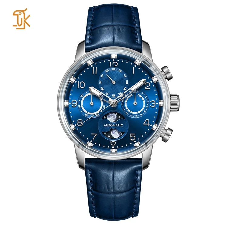 SNAYIN Moon Phase Mechanical Watches for Men Luxury Style