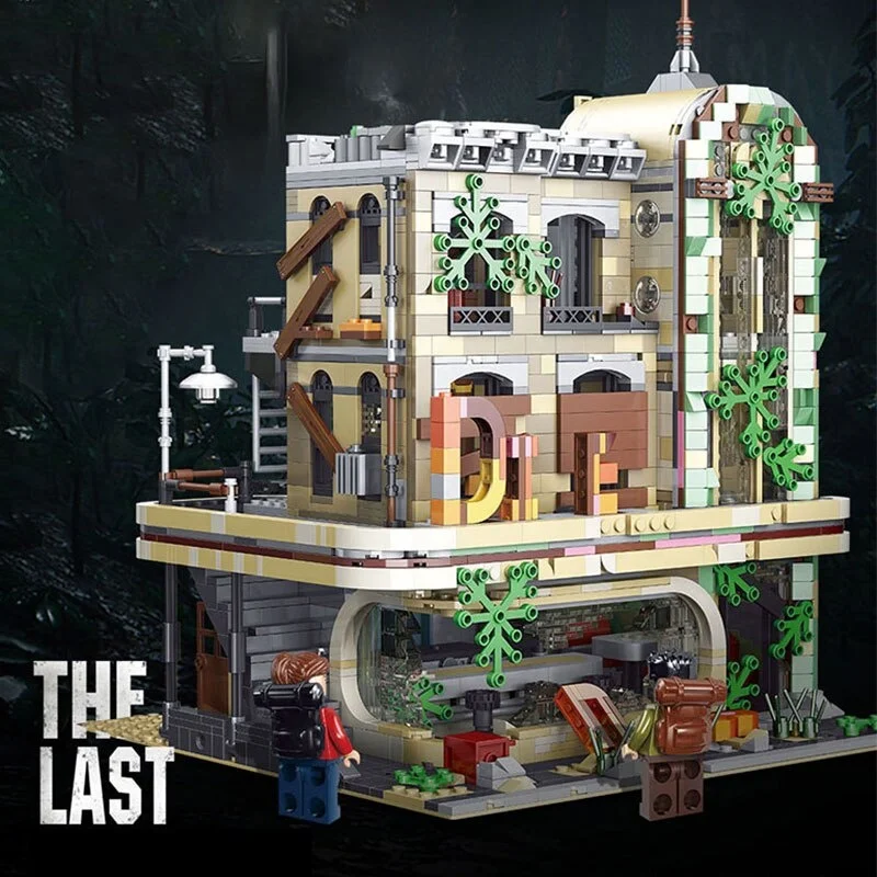 Wholesale K125 MOC-40173 10260 Downtown Diner Apocalypse Version Create Street View Building Blocks From