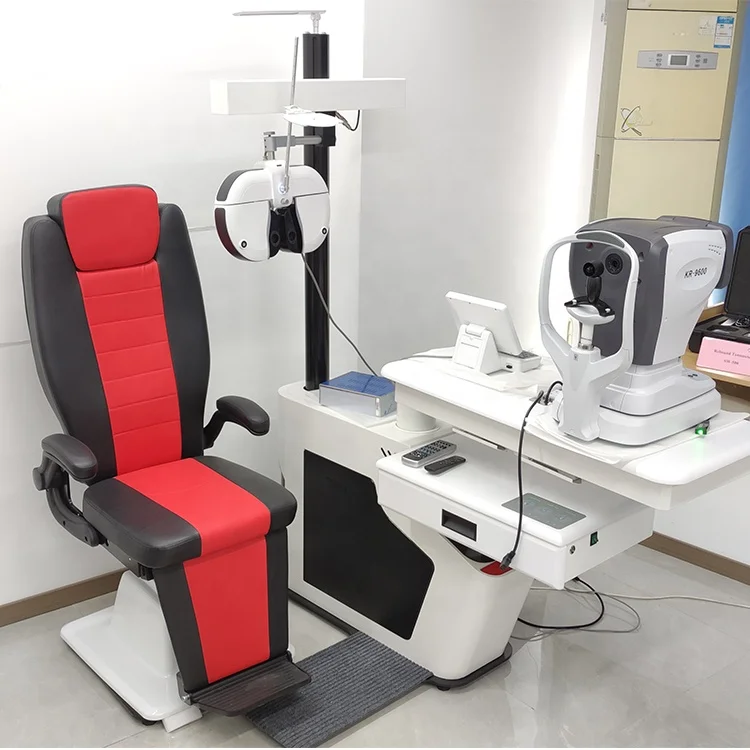 TC-1000 Optometry Unit Oftalmologo Ophthalmic Refraction Unit Combined Table and Chair