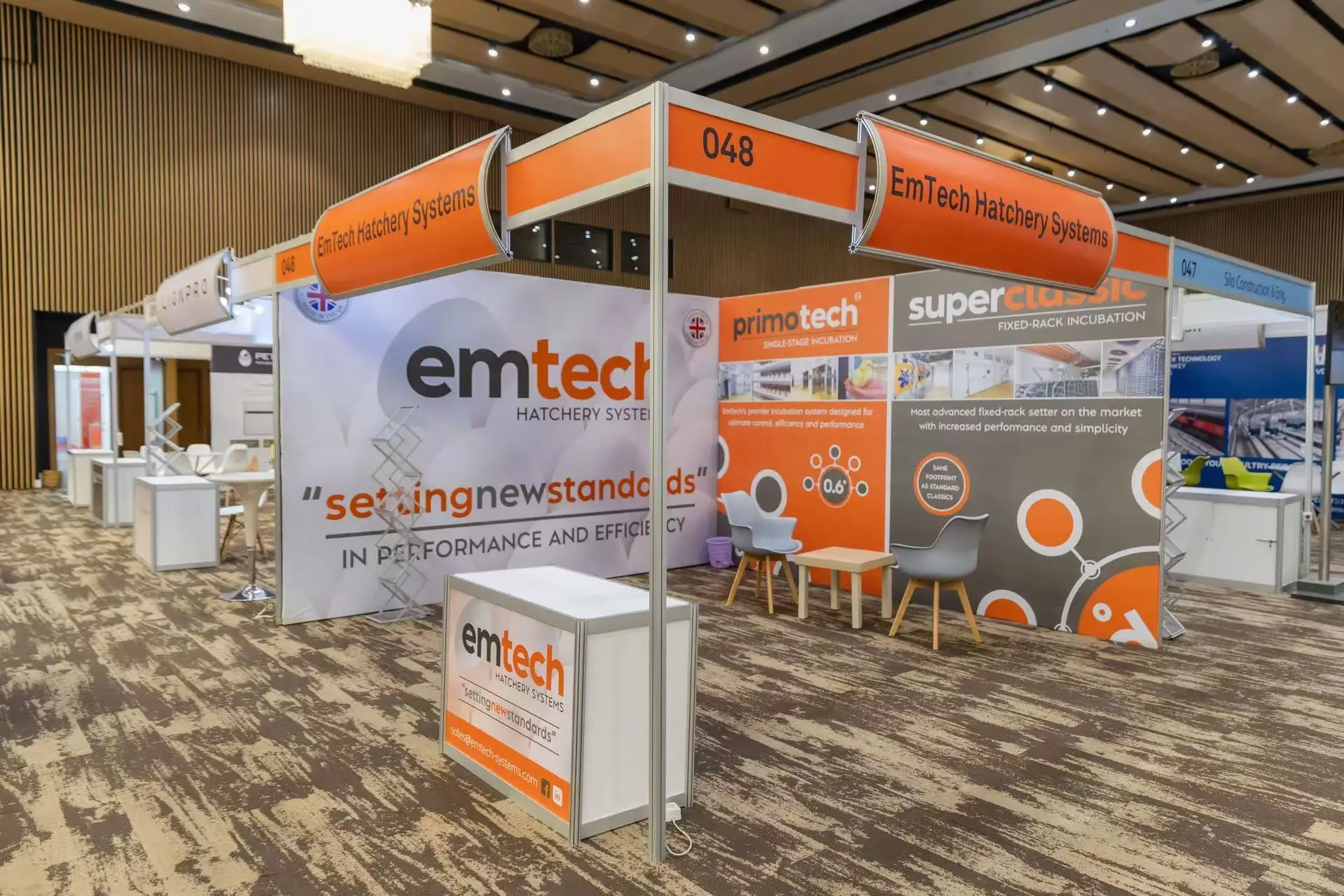 High Performance Aluminum Modular Exhibition Booth 3x3 Shell Scheme Exhibit Show Booths Exhibit Show Displays