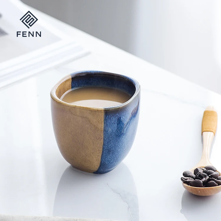 FENN 200ML Wholesale Japanese Style Tea Cup Pottery Saudi Arabia Ceramic Cups Custom Logo Kung Fu Tea Water Mugs Coffee Cup