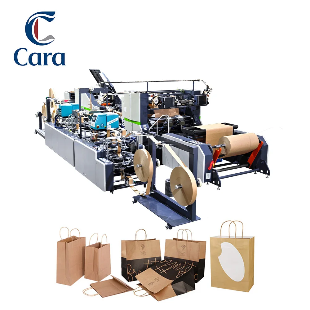 CARA Biodegradable Full Automatic Shoes Packaging Bags Machines to Make Paper Bags