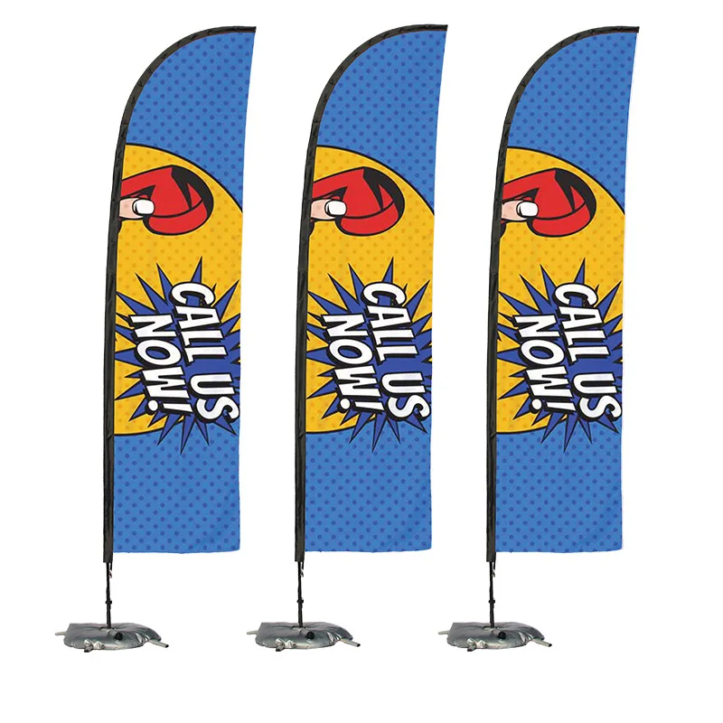 Nuoxin Flying Rectangle Shape Beach Flag Vierge Chair Personalized Blank Feather Flag Printing Heavy Duty Teardrop Banner