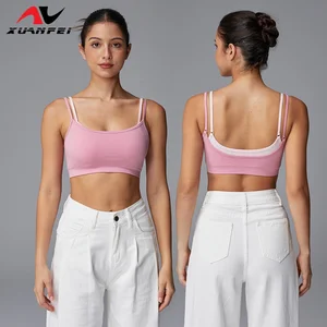 Hot Sales Comfortable Close-Fitting Design Soft Fresh Color Schemes Yoga Fitness Vest Sports Bra