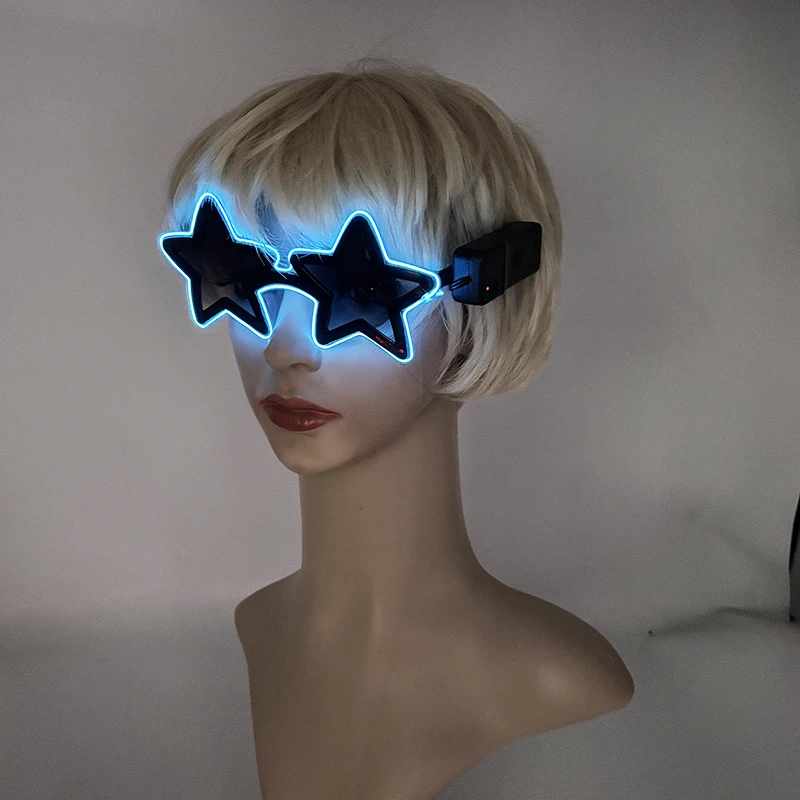 Glowing Wireless Star Sunglasses for Adults