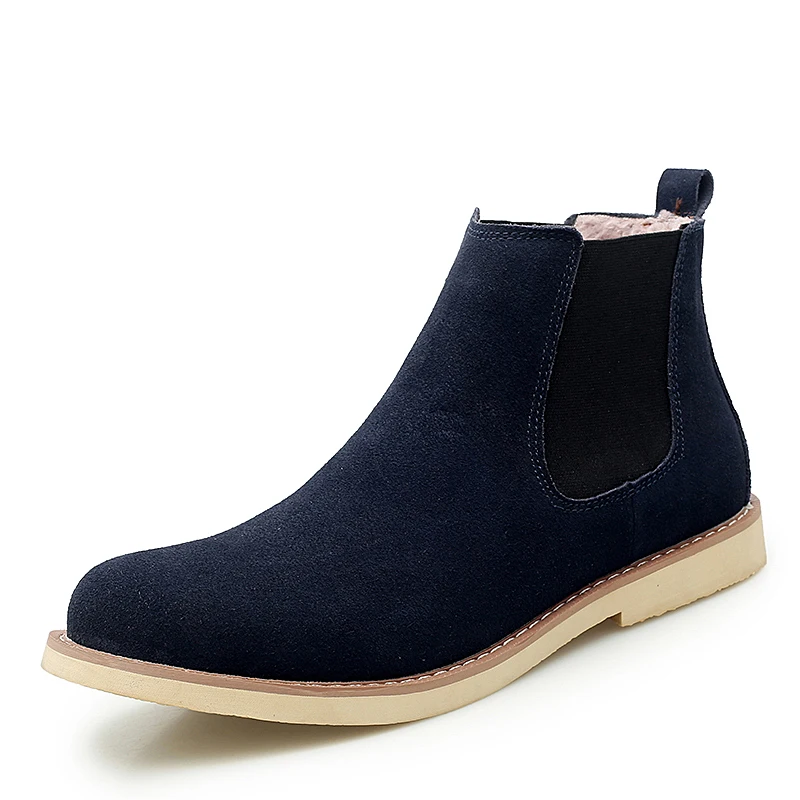 Fonleader LB-8132 Genuine Leather Chelsea Boots, Anti