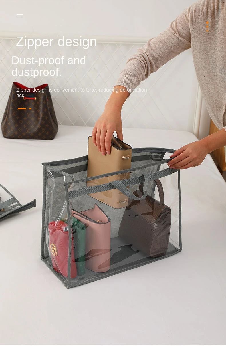 New Hotsale Handbag Dust Cover Bag Purse Storage Organizer Hanging