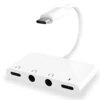 Type C * 2 + 3.5mm * 2 white