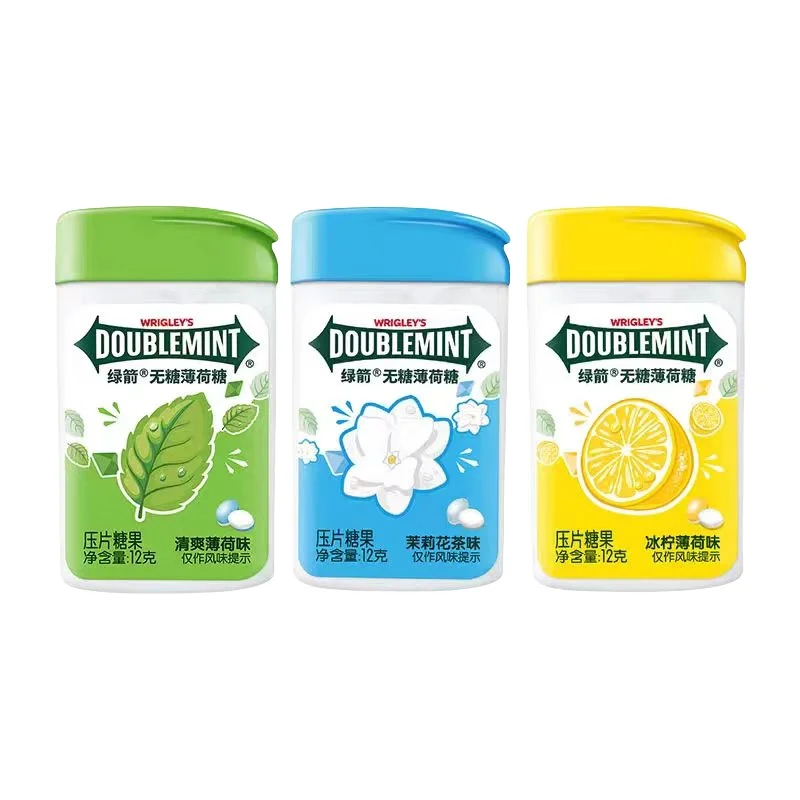 Bulk Wholesale Tablets Sweets Mint Confectionery Mixed Fruit Flavor Hard Candies Strong Cool Sugar Free Mints Candy