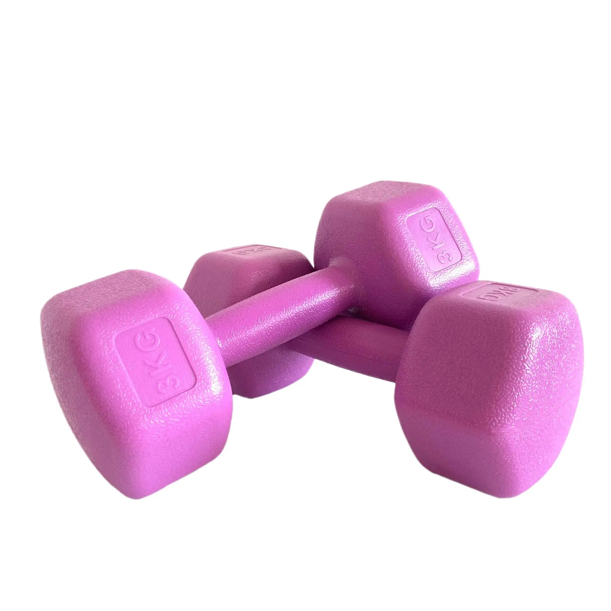 カラフルなセメントダンベル 六角形ウェイトリフティング セメント