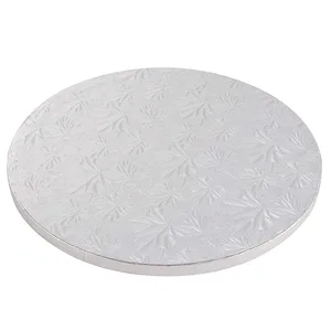 Disposable Full Sheet Thick Sliver Masonite Dessert White Cake Drums High Quality Cake Boards